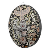 Shaman Peyote Ritual Dartbord (Voorkant Rechts)