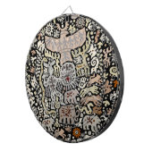 Shaman Peyote Ritual Dartbord (Voorkant Rechts)