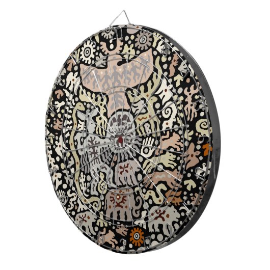 Shaman Peyote Ritual Dartbord (Voorkant Rechts)