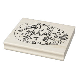 Shaman Peyote Ritual Dream Rubber Stamp Rubberstempel
