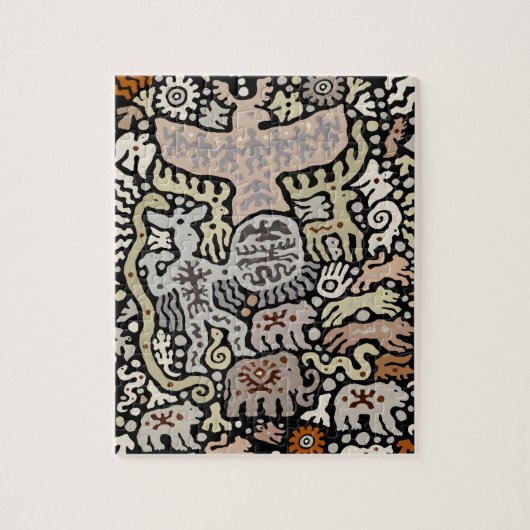 Shaman Peyote Ritual Legpuzzel (Verticaal)