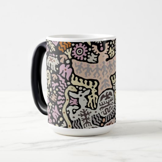 Shaman Peyote Ritual Magische Mok (Voorkant links)