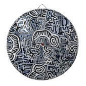 Shaman Peyote Ritual Mola Dartbord (Voorkant)