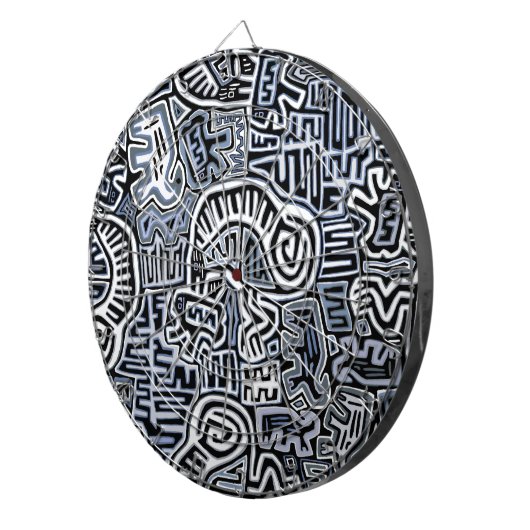 Shaman Peyote Ritual Mola Dartbord (Voorkant Rechts)