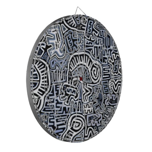Shaman Peyote Ritual Mola Dartbord (Voorkant Links)