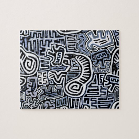 Shaman Peyote Ritual Mola Legpuzzel (Horizontaal)