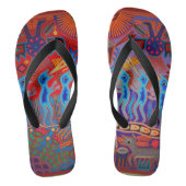 Shaman Peyote Ritual Teenslippers (Voetbed)