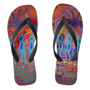Shaman Peyote Ritual Teenslippers