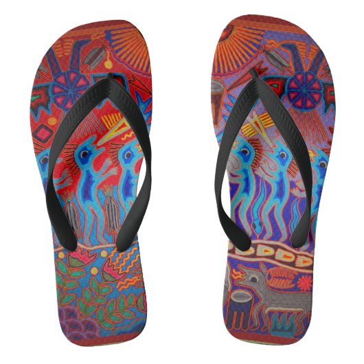 Shaman Peyote Ritual Teenslippers (Voetbed)