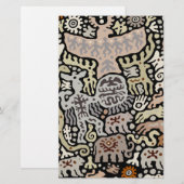 Shaman Peyote Ritueel Briefpapier (Voorkant / Achterkant)