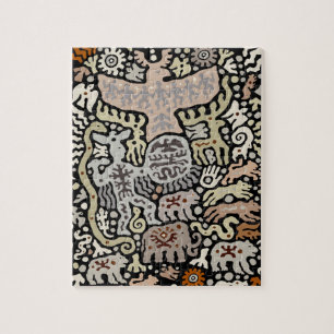 Shaman Peyote-ritueel Legpuzzel