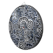 Shaman Peyote Ritueel Mola Dartbord (Voorkant Rechts)