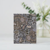 Shaman Peyote Serpent Ritual Spirits Briefkaart (Staand voorkant)