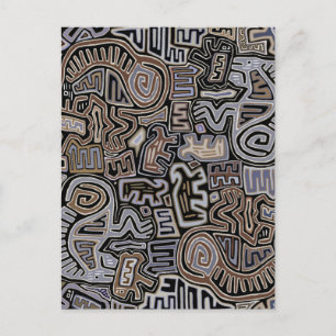 Shaman Peyote Serpent Ritual Spirits Briefkaart