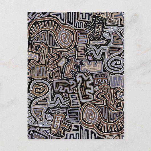 Shaman Peyote Serpent Ritual Spirits Briefkaart (Voorkant)