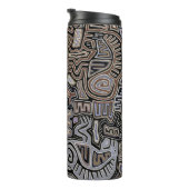 Shaman Peyote Serpent Ritual Spirits Thermosbeker (Geroteerd rechts)