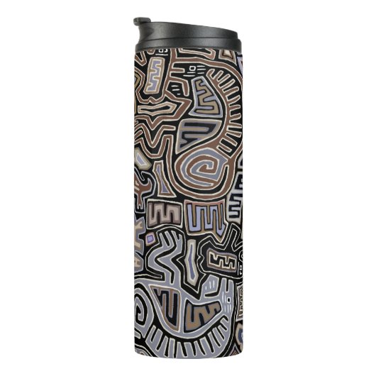 Shaman Peyote Serpent Ritual Spirits Thermosbeker (Geroteerd rechts)