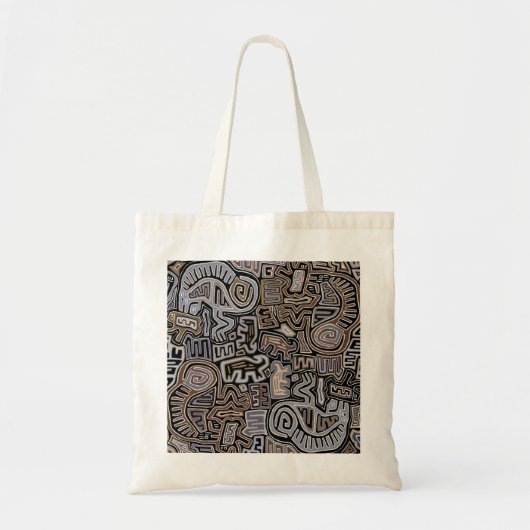Shaman Peyote Serpent Ritual Spirits Tote Bag (Voorkant)