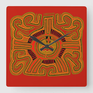 Shaman Peyote Visioen Vierkante Klok