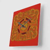 Shaman Peyote Visioen Vierkante Klok (Hoek)