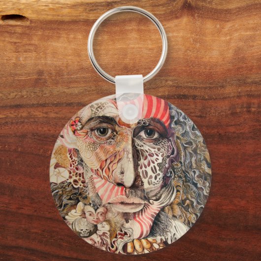 SHAMAN PORTRAIT SLEUTELHANGER (Voorkant)