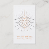 ~ Shaman Sacred Geometry Mystical Alchemy Cosmic Visitekaartje (Voorkant)