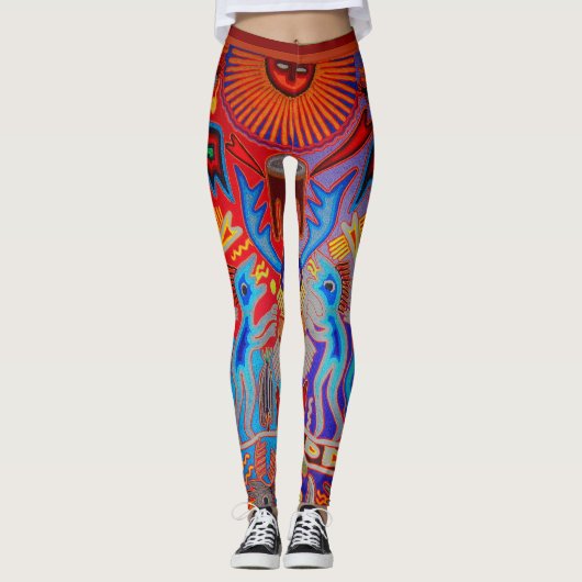 Shaman Southwest Peyote Ritual Broek Leggings (Voorkant)
