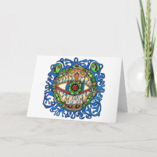 Shaman Spirit: Blue Frog-Eye Shaman Medicine Kaart