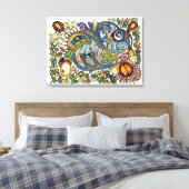 Shaman Spirit: De fluistering van Spirit Voices (W Canvas Afdruk (Insitu (Slaapkamer))