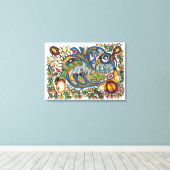 Shaman Spirit: De fluistering van Spirit Voices (W Canvas Afdruk (Insitu (Houten vloer))