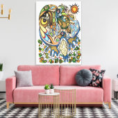 Shaman Spirit: Droom van de Thunderbird (NOORD) Canvas Afdruk (Insitu (Woonkamer))