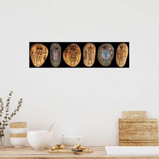 Shaman Stones Poster (Keuken)