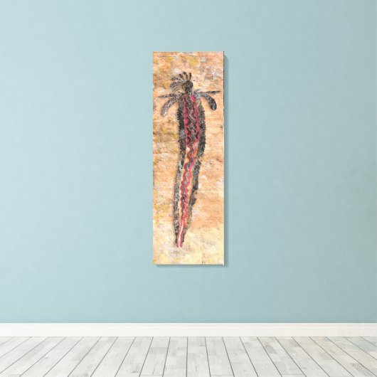 Shaman Talking Canyons, New Mexico Canvas Afdruk (Insitu (Houten vloer))