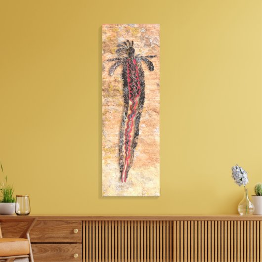 Shaman Talking Canyons, New Mexico Canvas Afdruk (Insitu (Woonkamer))