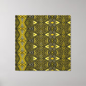 Shaman Tribal Shield Canvas Afdruk (Voorkant)