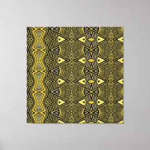 Shaman Tribal Shield Canvas Afdruk