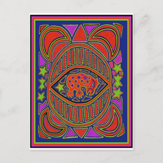 Shaman Turtle Spirit Briefkaart (Voorkant)