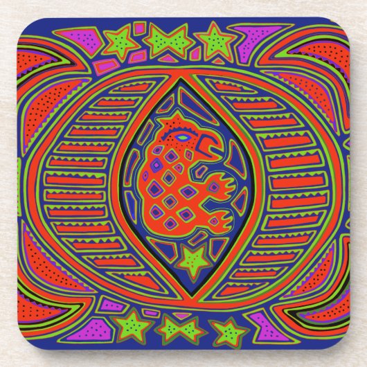 Shaman Turtle Spirit Drankjes Onderzetter (Voorkant)