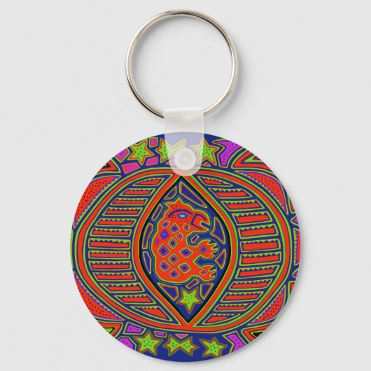 Shaman Turtle Spirit Sleutelhanger (Voorkant)