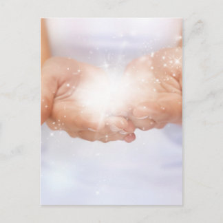 shaman voor witte energie hellende handen reiki ge briefkaart