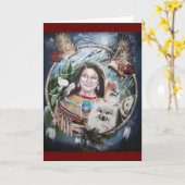 Shaman, wenskaart van medicijnvrouw kaart (Gele Bloem)