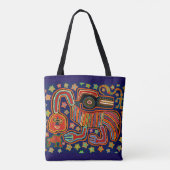 Shamanen Geest Slang Tote Bag (Achterkant)