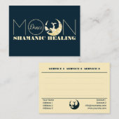 Shamanic Healing MOON DANCE ~ Visitekaartje (Voorkant / Achterkant)