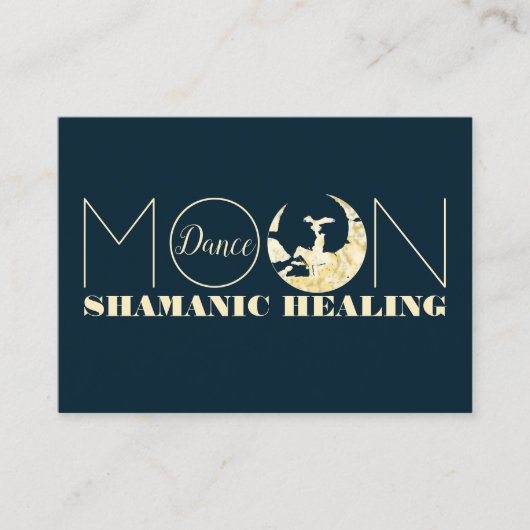 Shamanic Healing MOON DANCE ~ Visitekaartje (Voorkant)