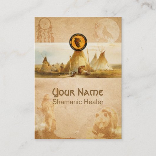 Shamanic Healing - Visitekaartje (Voorkant)