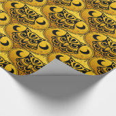 Shamanic Night Owl Mosaic Pattern + jouw idee Cadeaupapier (Hoek)