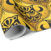 Shamanic Night Owl Mosaic Pattern + jouw idee Cadeaupapier (Rol Hoek)