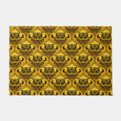 Shamanic Night Owl Mosaic Pattern + jouw idee Deurmat (Voorkant)