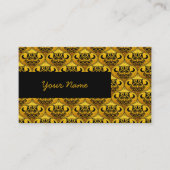 Shamanic Night Owl Mosaic Pattern + jouw tekst Visitekaartje (Voorkant)