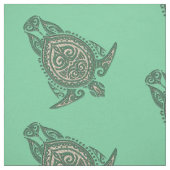 Shamanic Zee Turtle Symbol + je rug. en ideeën Stof (Swatch)